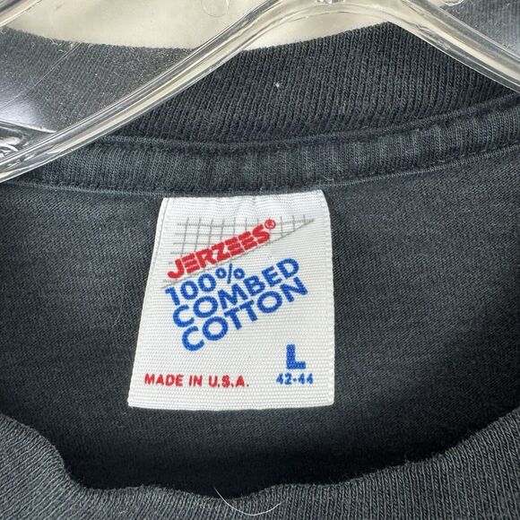 Vintage Men’s 90s Sigfried And Roy At The Mirage Graphic Tee T-Shirt Black Large - Picture 8 of 13